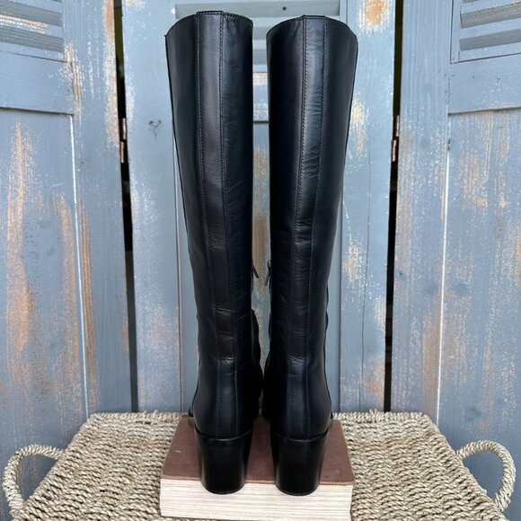 Madewell The Francie Tall Boot True Black Sz 9 NWOB - Picture 10 of 16